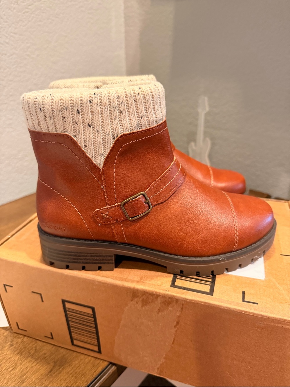 Size 6.5 Jsport Tan Boots
